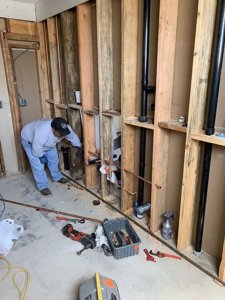 Commercial rough-in plumbing for Gas Line Repair in West Hollywood